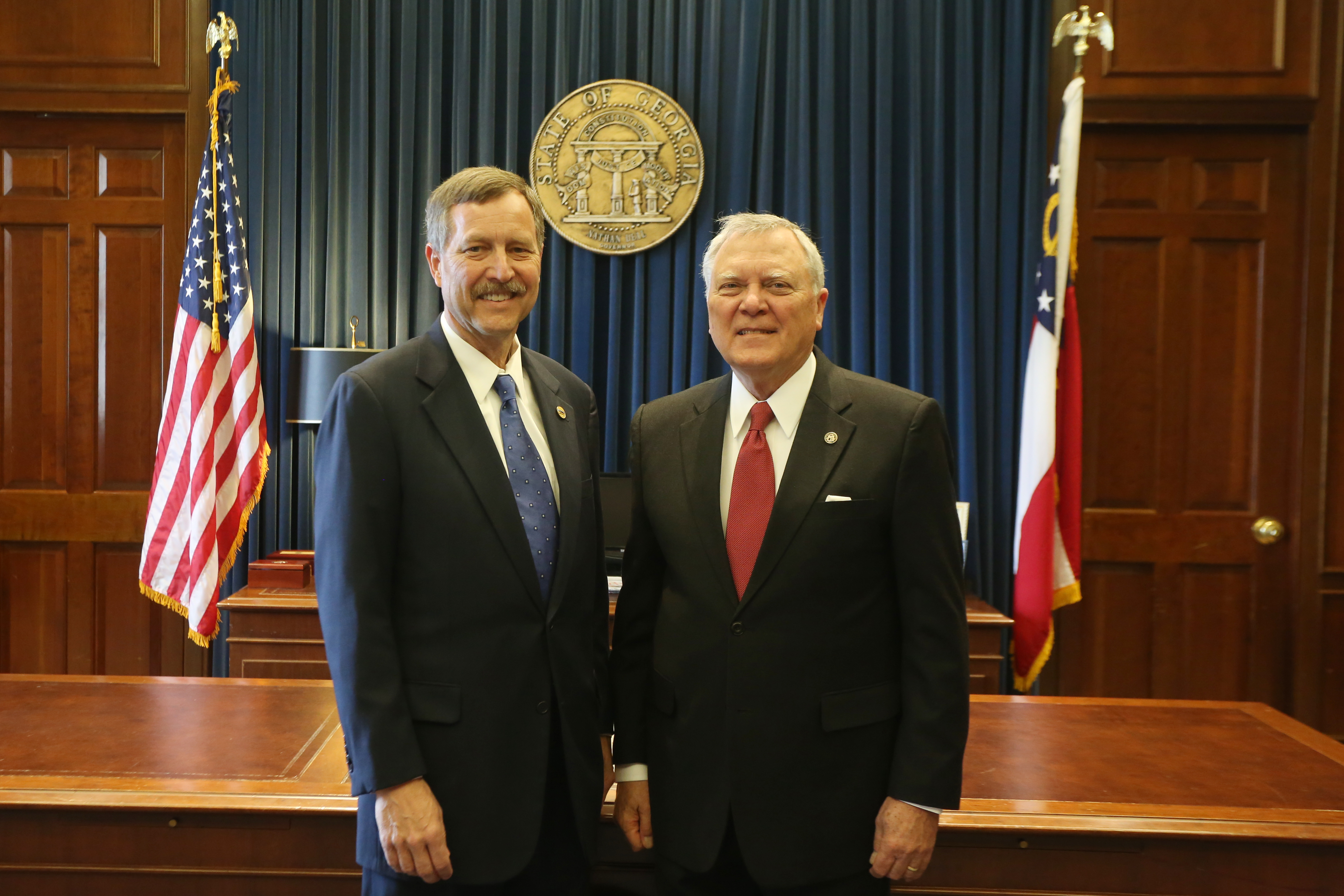 Randy Hatcher and Governor Deal
