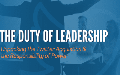 Buying Twitter: The Responsibility of Power and Influence