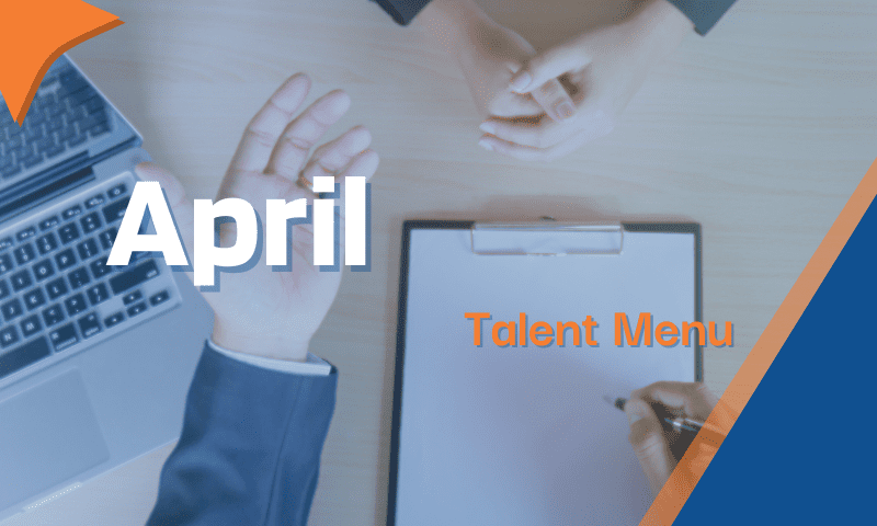 April Talent Menu [Download]